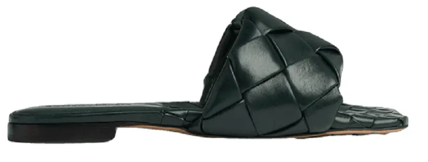 Dép Bottega Veneta Lido Flat Sandal 'Inkwell' 608853VBSS04615