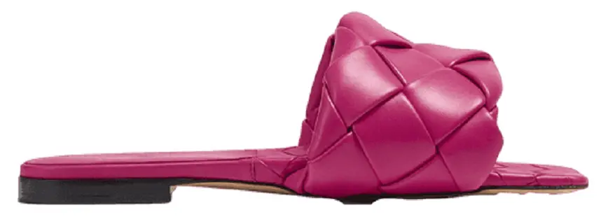 Dép Bottega Veneta Lido Flat Sandal 'Hollyhock' 608853VBSS05148