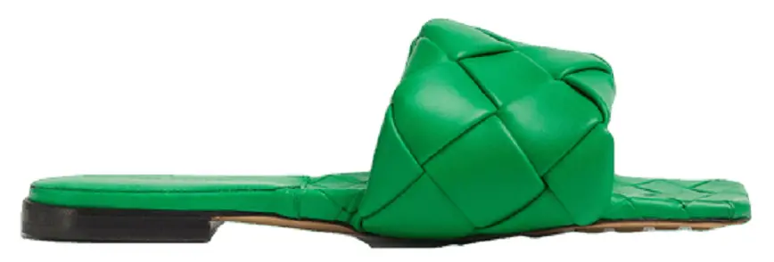 Dép Bottega Veneta Lido Flat Sandal 'Grass' 608853VBSS03730