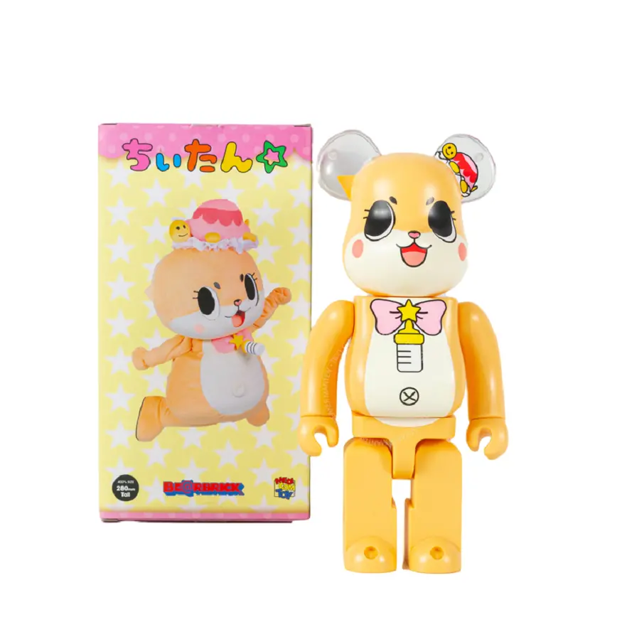 Mô Hình Bearbrick Chiitan Mascot 400% Yellow
