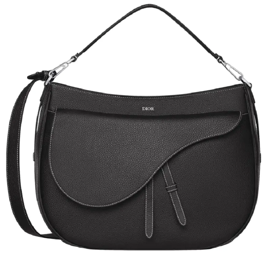 Túi Dior Saddle Soft Bag 'Black Grained' 1ADHO023ULC-H00N