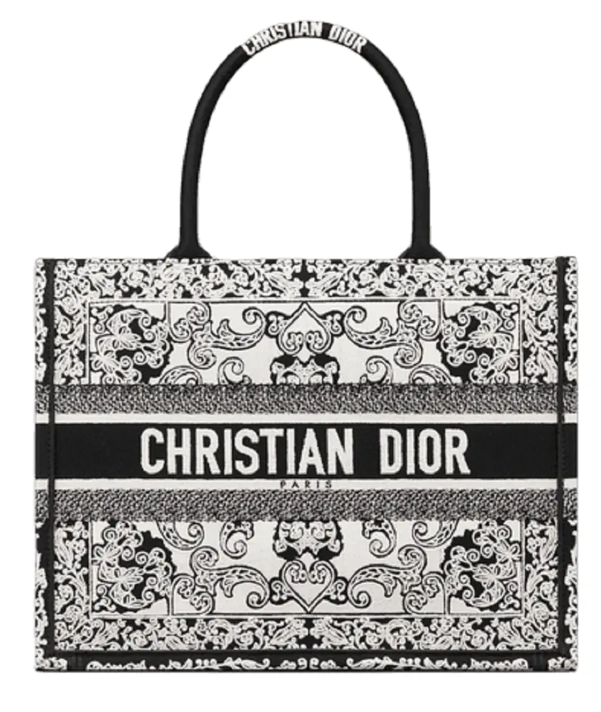 Túi Dior Book Tote Medium 'White Black' M1296ZMGA-M879