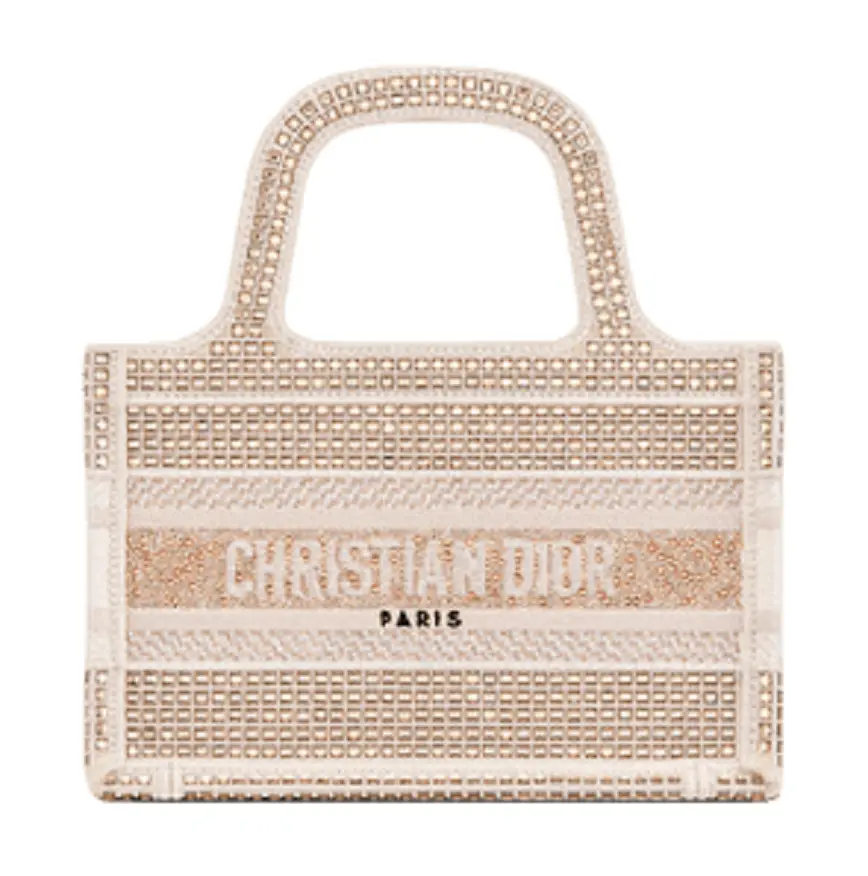 Túi Dior Book Tote Mini 'Embroidery White Multicolor' S5475ZMRI-M933