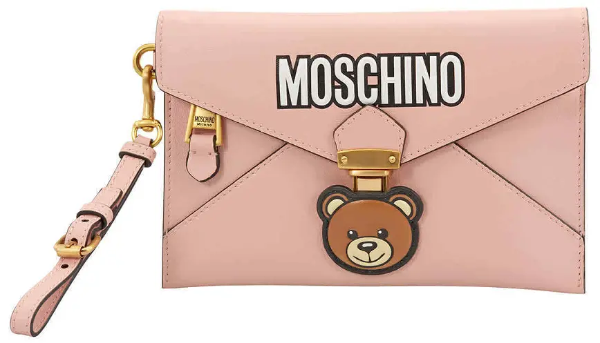 Ví Moschino Ladies Pink Bear Faux 'Pink' A-8411-8006-1224