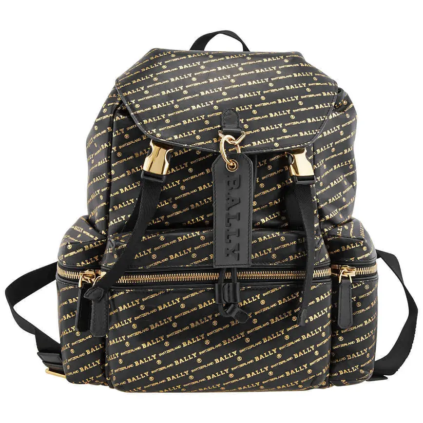 Balo Bally Crew Signature Logo 'Black Gold' 6226229