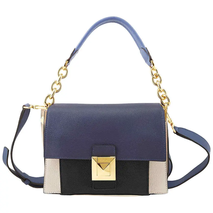 Túi Furla Diva Tricolor Leather Shoulder Bag 'Blue' BWN8-1021524
