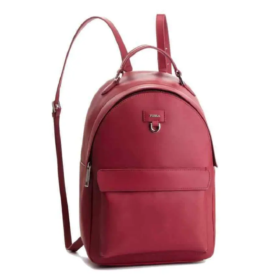 Balo Furla Favola Leather Backpack 'Red' 998404