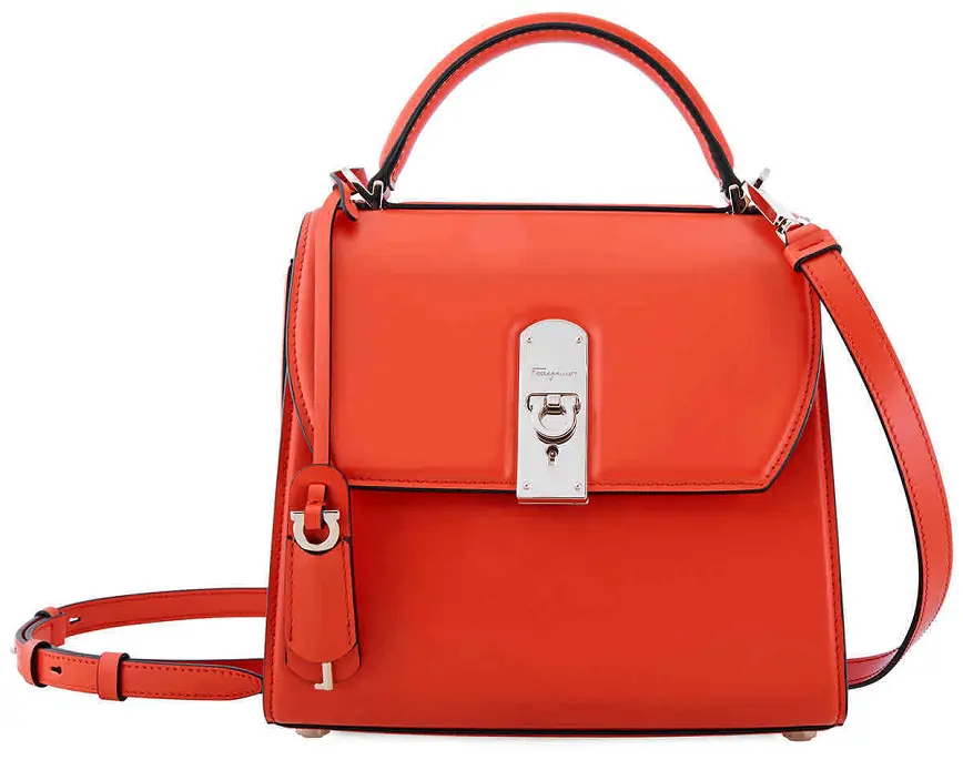 Túi Salvatore Ferragamo Boxyz Leather 'Coral' 21H645-723981