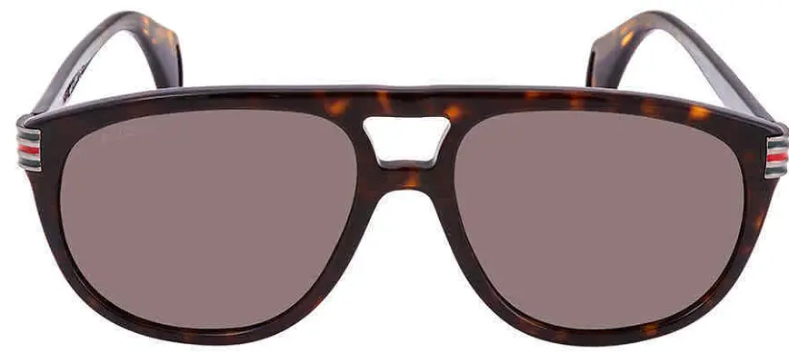 Kính Gucci Brown Pilot 'Havana' GG0525S-003-60