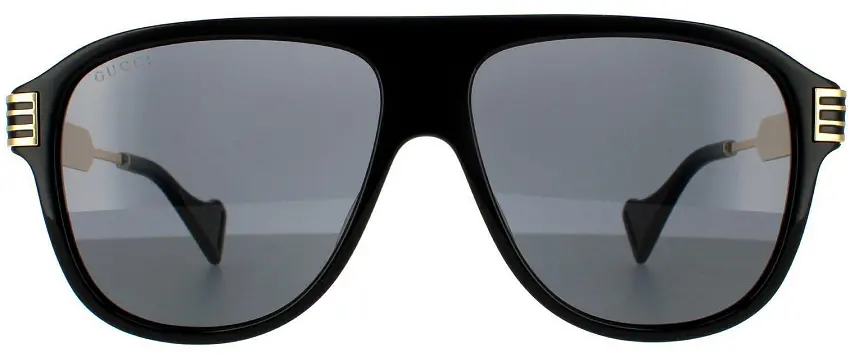 Kính Gucci Grey Aviator 'Black' GG0587S-001-57