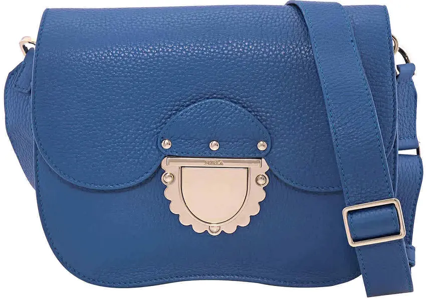 Túi Furla Ladies Ducale Blue Leather Crossbody 'Blue' 941448
