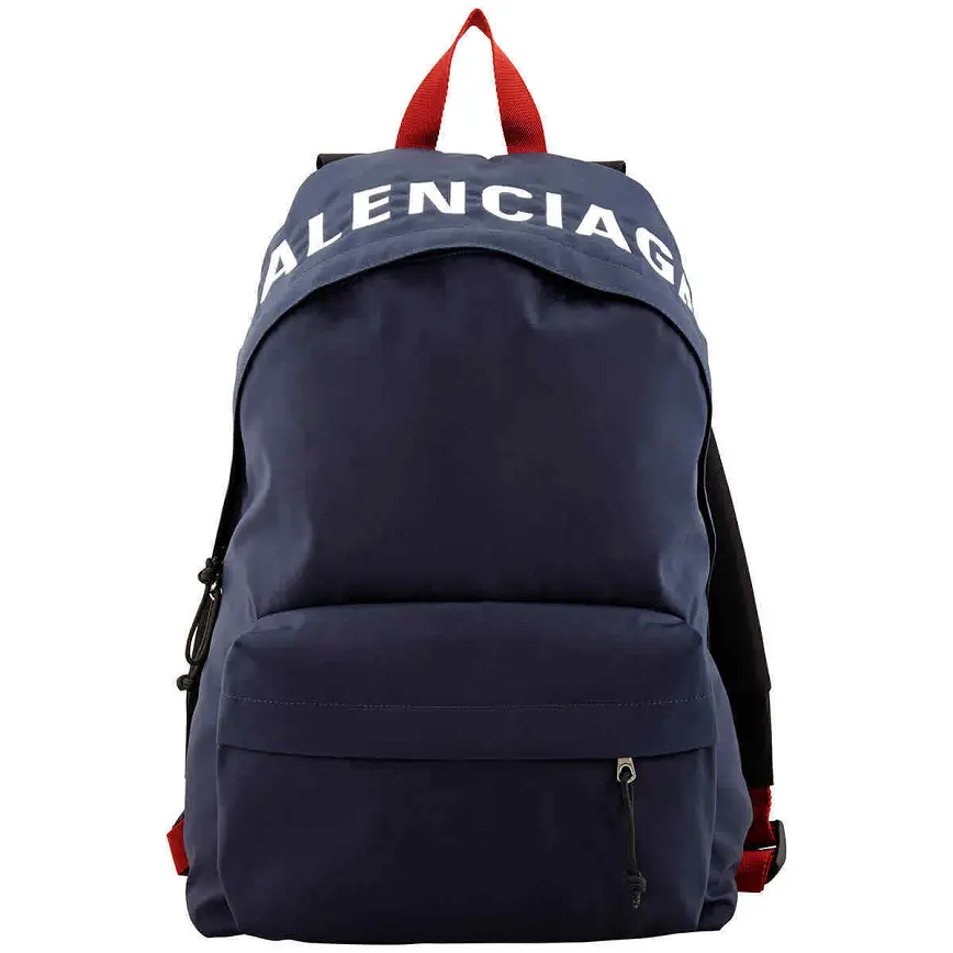 Balo Balenciaga Wheel Logo Embroidered 'Navy' 507460-HPG1X-4370