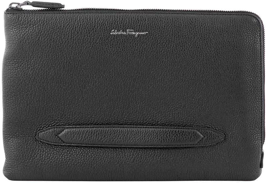 Túi Salvatore Ferragamo Firenze Logo Clutch 'Balck' 240742-676861