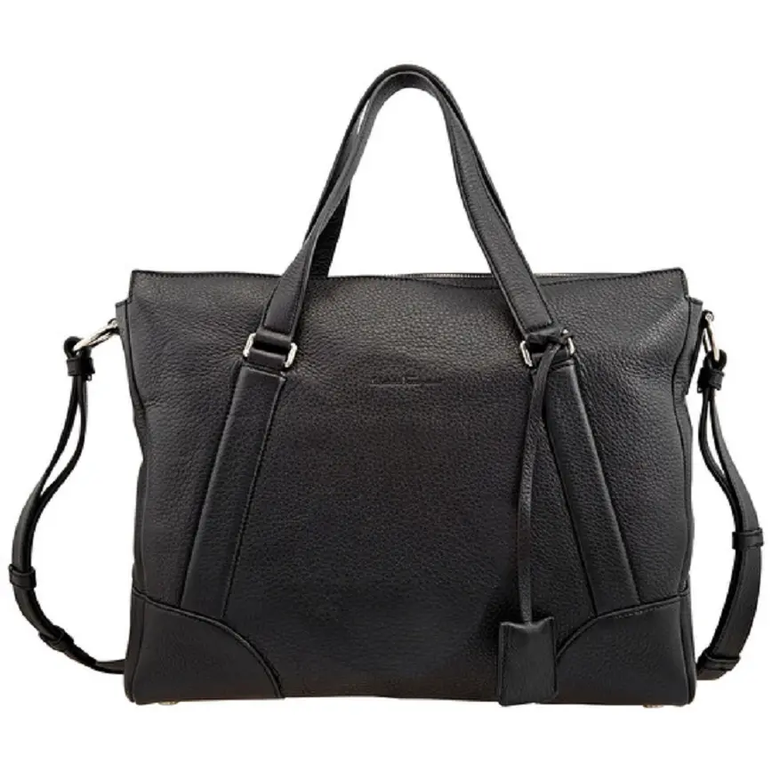 Túi Salvatore Ferragamo Leather Dynamo Business 'Black' 24A166-723705