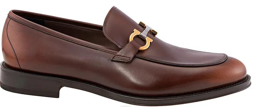 Giày Bally Salvatore Ferragamo Brown Tino Gancini Moccasin