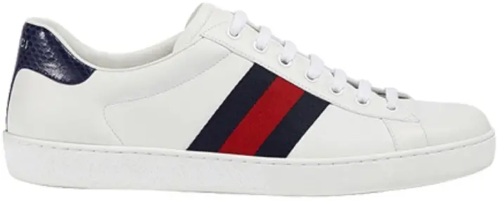 Giày Gucci Ace Leather 'Blue' 386750-A38D0-9072