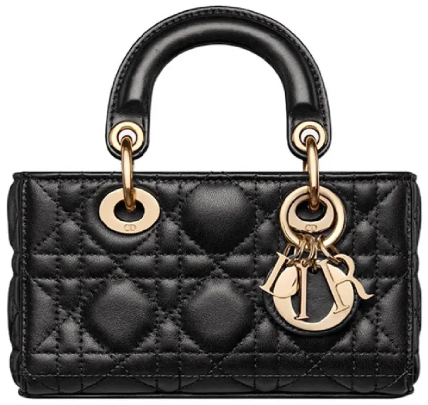 Túi Dior Micro Lady D-joy Bag 'Gold Black' S0910ONGE-M900