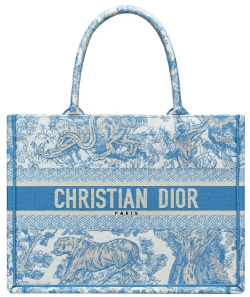 Túi Dior Tote Tiger Printed 'Blue' M1296ZTDT-M917
