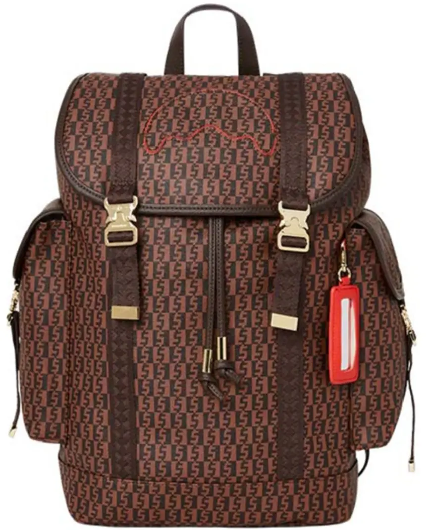 Balo Sprayground Retro Wind Shark Mouth 'Brown' W0835706