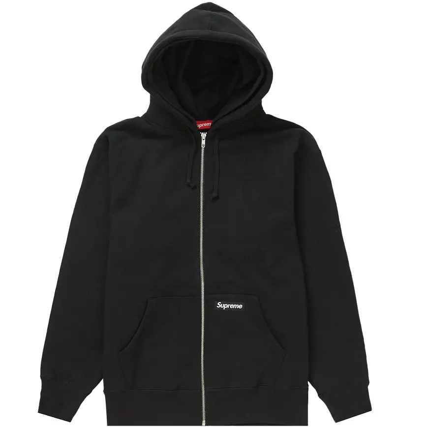 Áo Supreme Double Hood Facemask Zip Up Hooded Sweatshirt 'Black'