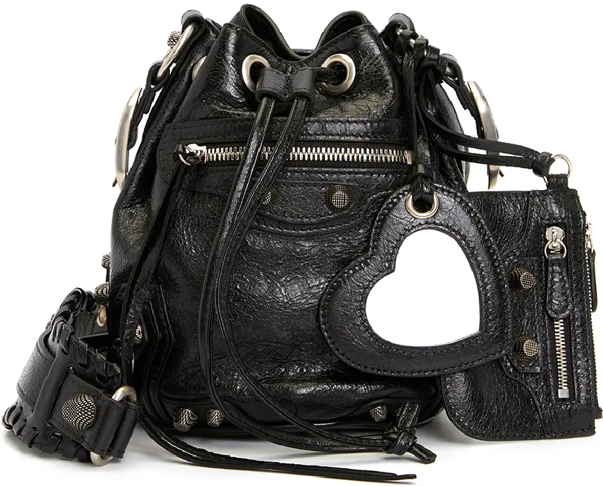 Túi Balenciaga Le Cagol Extra Small Bucket Bag 'Black' 702431-1VG9Y-1000