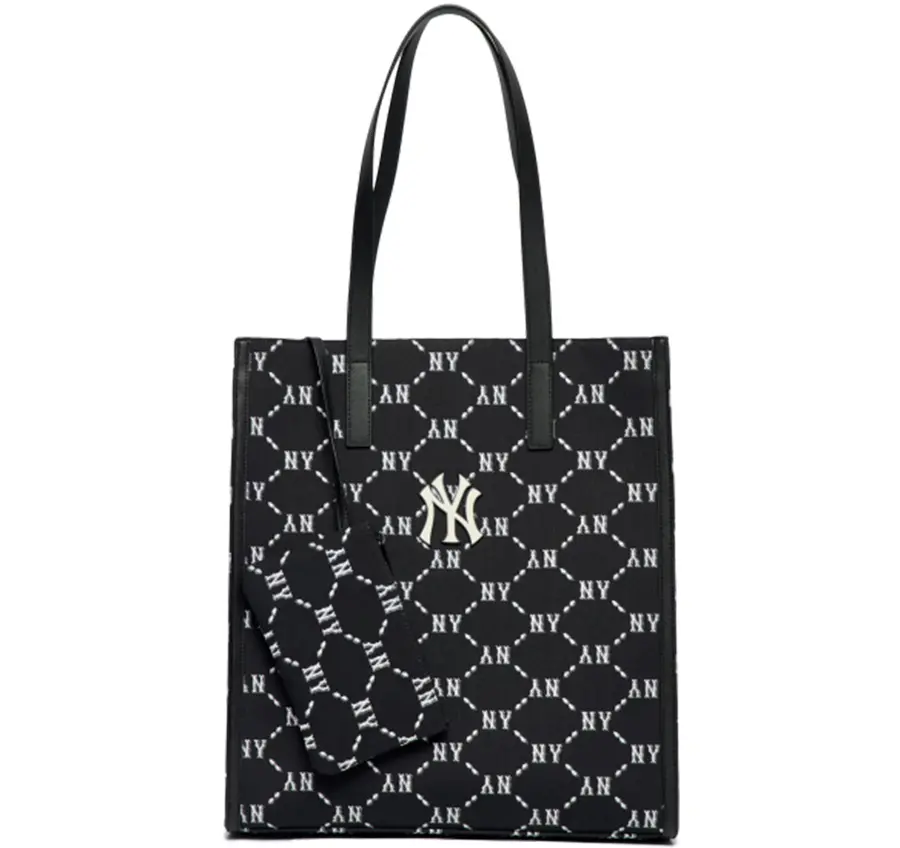Túi MLB Monogram Diamond Jacquard 'Black' 3AORM012N-50BKS