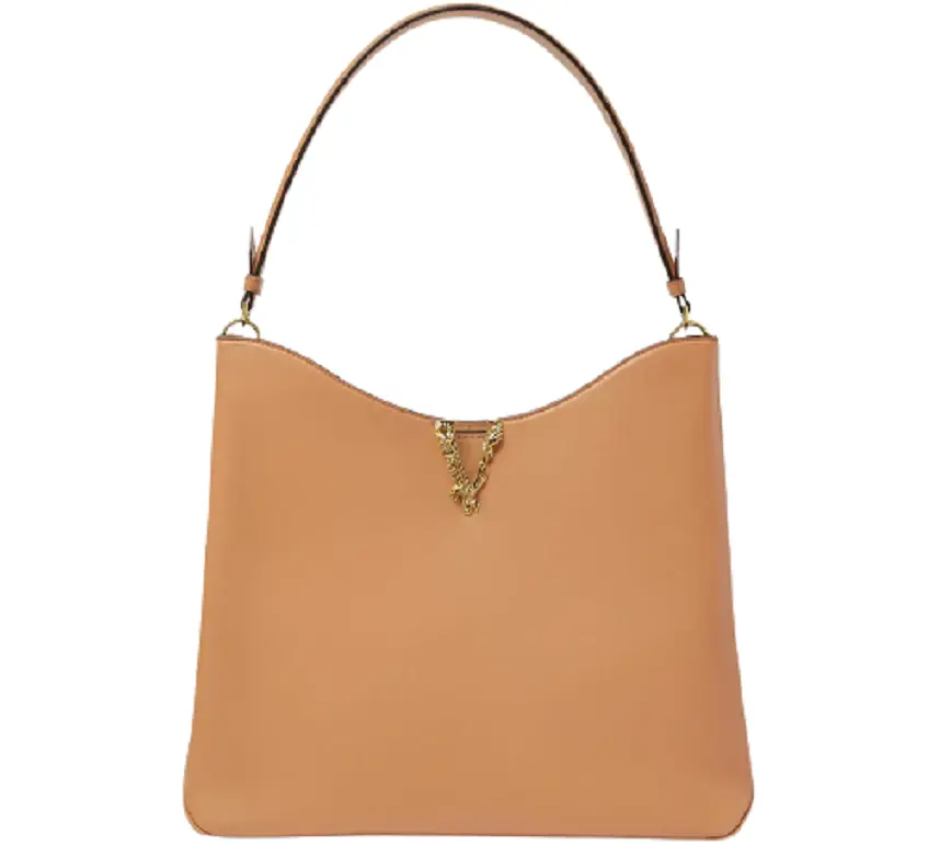 Túi Versace Virtus Lagre Hobo Caramel 1000704-D5VIT-1K26V
