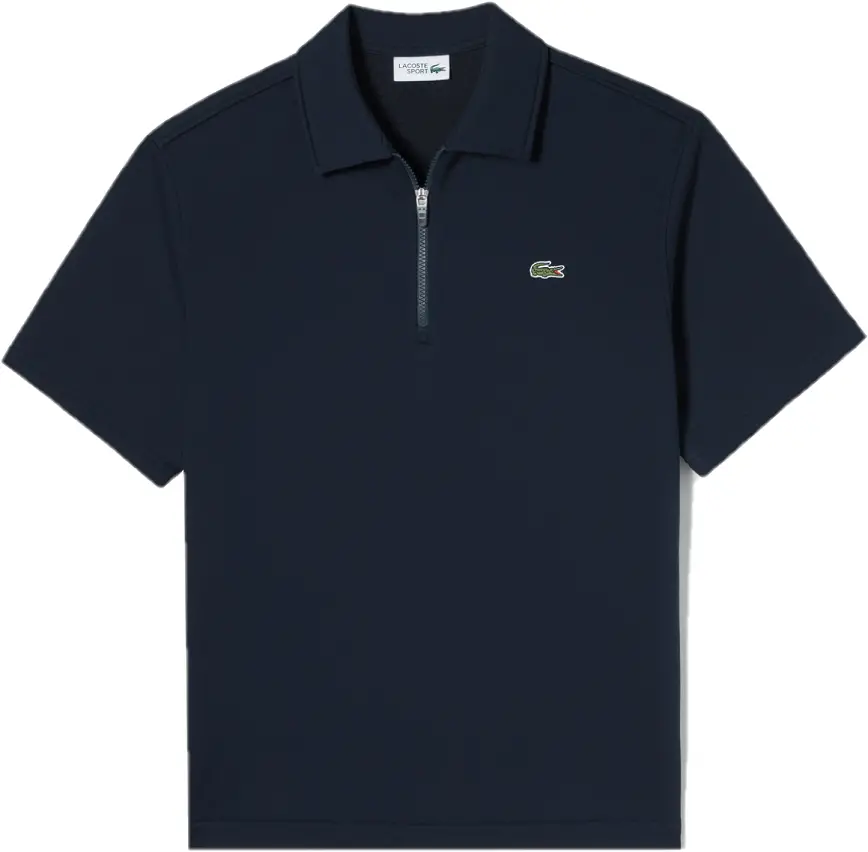 Áo Lacoste Basic Short Sleeve Sweatshirt 'Blue' SH602E-53G-166