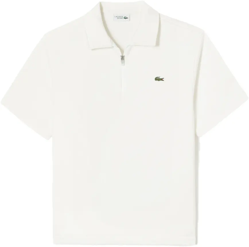 Áo Lacoste Basic Short Sleeve Sweatshirt 'Cream' SH602E-53G-70V