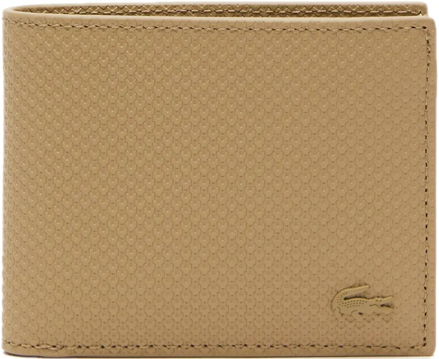 Ví Lacoste Shantaco Pique Leather Card Wallet 'Beige' NH2824C53G-L32
