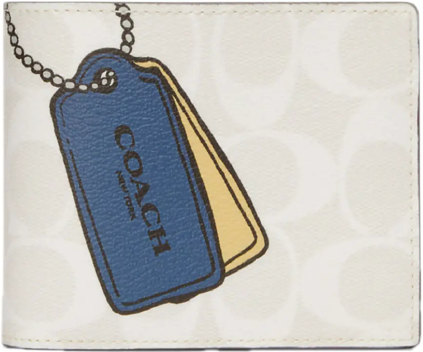 Ví Coach 3 In 1 Wallet In Signature Canvas 'Silver' CH085-SVCAH
