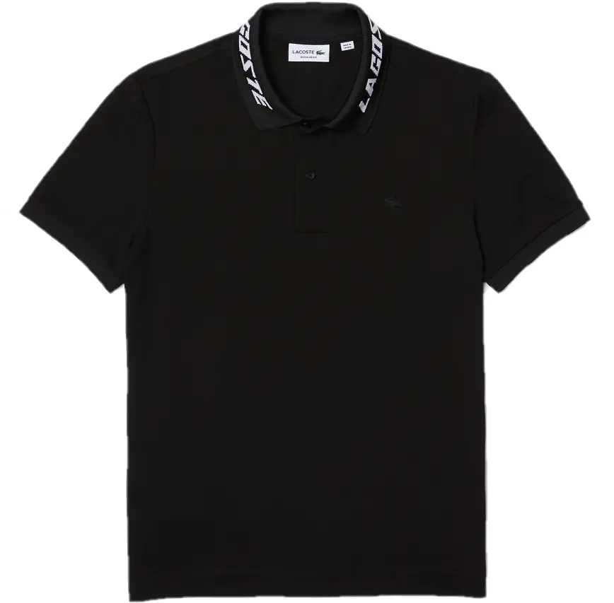 Áo Lacoste Slim Fit Logo Stretch Pique Polo 'Black' PH9642-53G-031