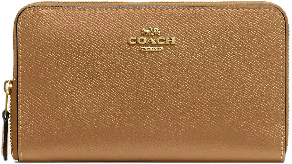 Ví Coach Medium Zip Around 'Light Camel' 58584-B4LCA