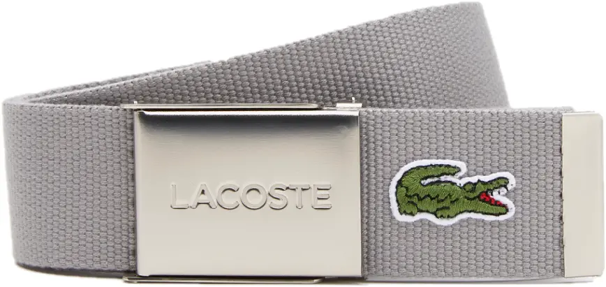 Thắt Lưng Lacoste Woven Fabric 'Gray' RC2012M53G-L94