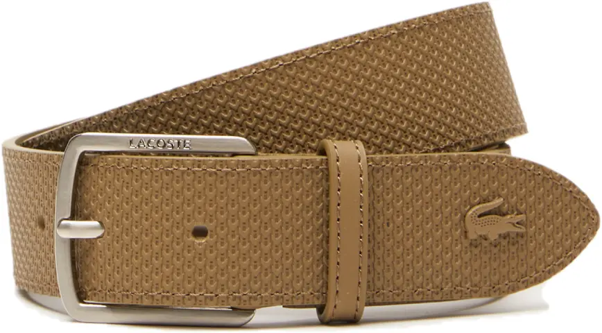 Thắt Lưng Lacoste Engraved Buckle Textured 'Beige' RC4005M53G-L32