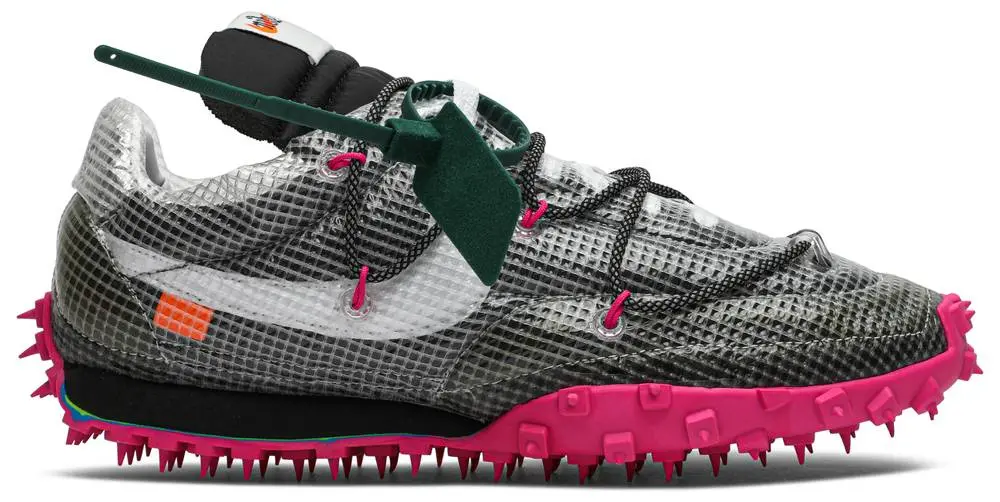 Giày Nike Off-White x Wmns Waffle Racer 'Fuchsia' CD8180-001