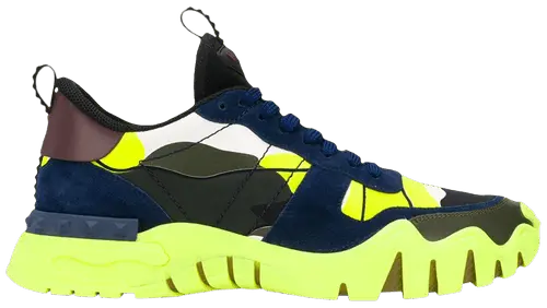 Giày Valentino Rockrunner Plus 'Camo Yellow' UY2S0C88-NPG-55Y