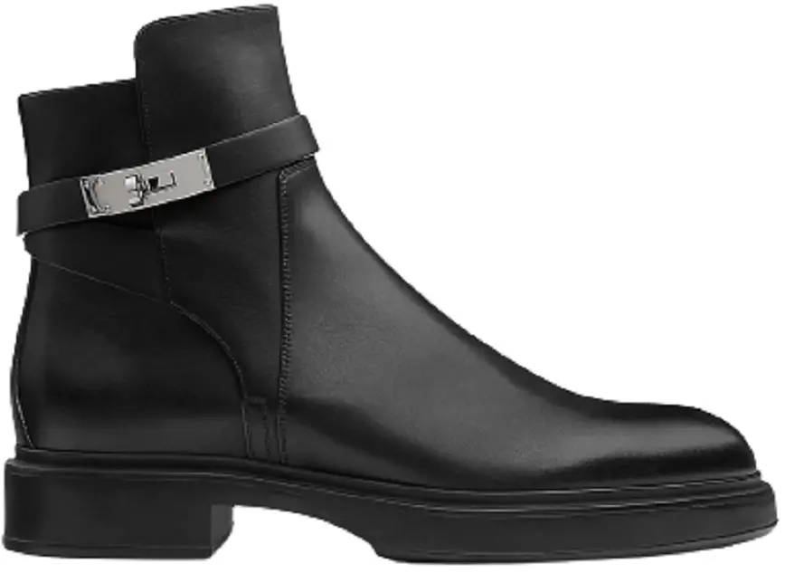 Giày Hermes Veo Ankle 'Black' H221827ZH01425