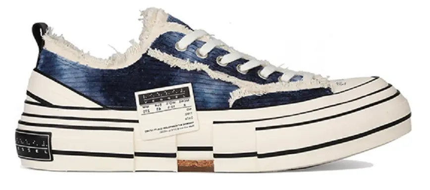 Giày xVESSEL G.O.P Lows Corduroy Tie Dye S21X15B