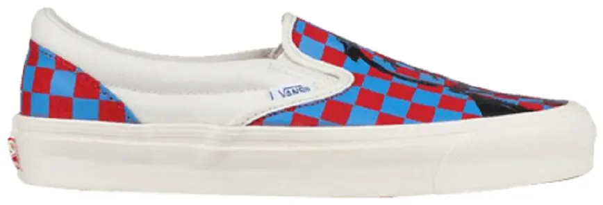 Giày Vans John Van Hamersveld x OG Slip-On 'Red and Blue' VN000UDFQLT