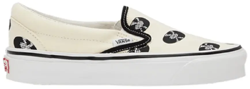 Giày Vans Wacko Maria x OG Classic Slip-On LX 'White Records' VN0A45JK592