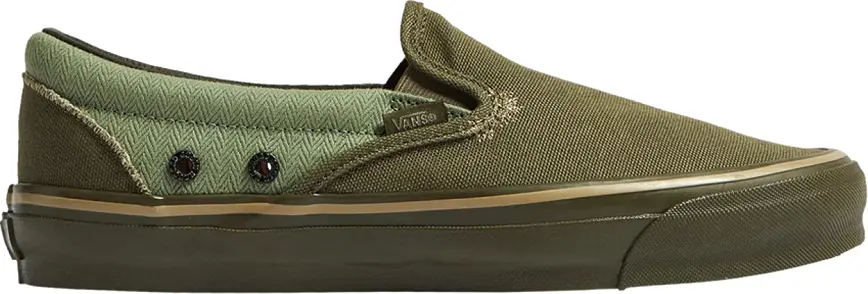 Giày Vans Nigel Cabourn x OG Classic Slip-On LX 'USMC Army Mix' VN0A45JK9TA