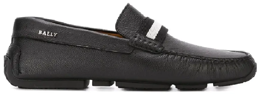 Giày Bally Moccasins Pearce 300 'Black White' 6206925