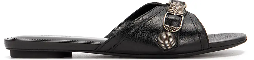 Dép Balenciaga Cagol Slippers 'Black' 694342-WAD4E-1081