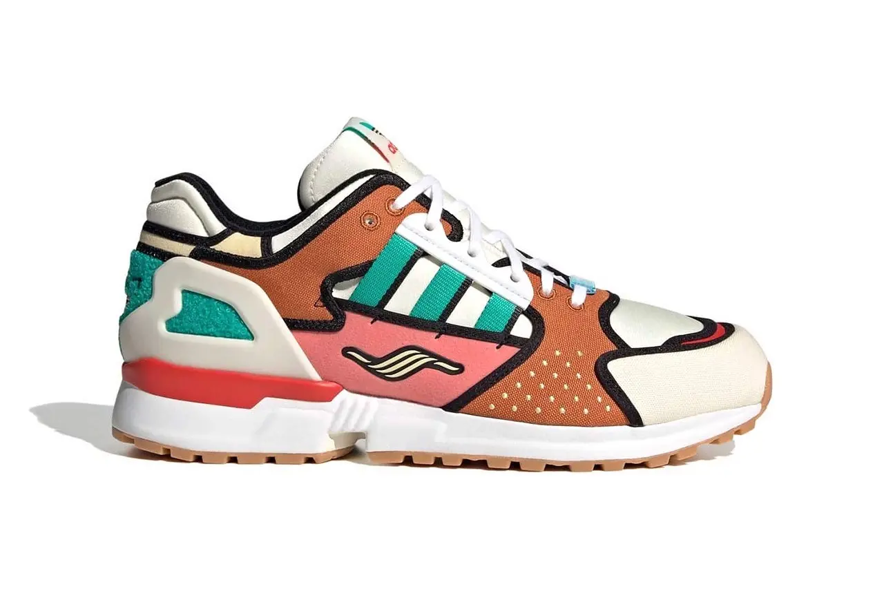 ZX 10000 Adidas mang đến siêu phẩm lấy cảm hứng từ bánh mì kẹp thịt Krusty