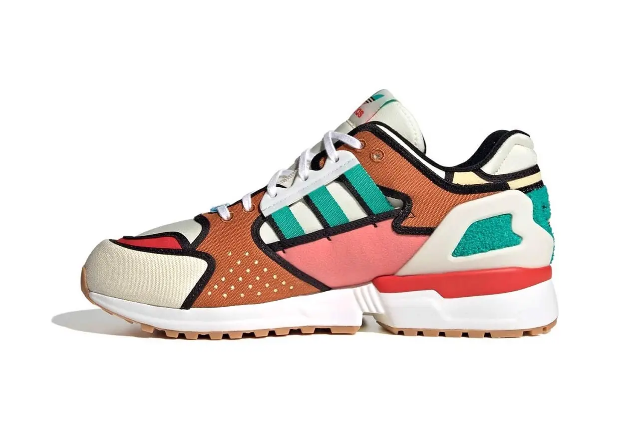 ZX 10000 Adidas mang đến siêu phẩm lấy cảm hứng từ bánh mì kẹp thịt Krusty