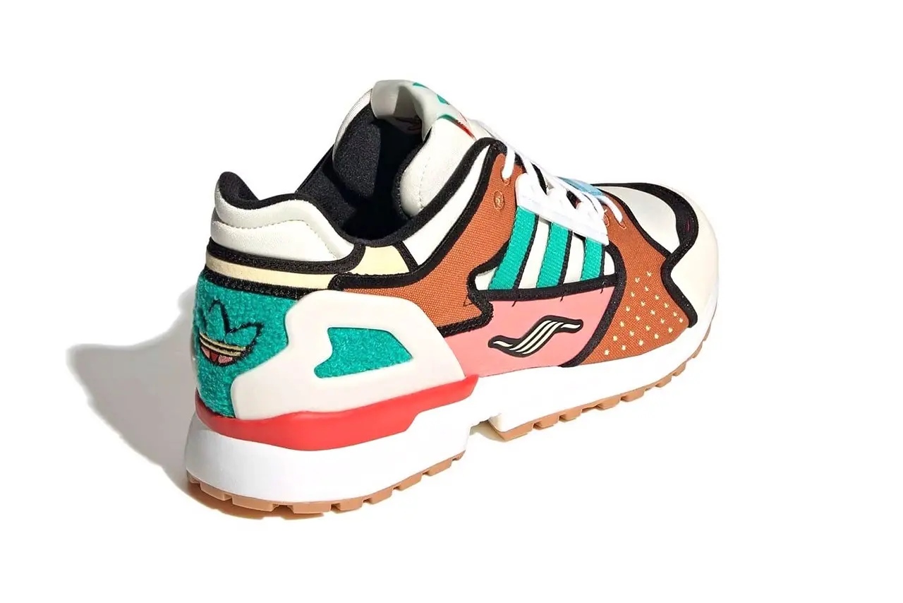 ZX 10000 Adidas mang đến siêu phẩm lấy cảm hứng từ bánh mì kẹp thịt Krusty