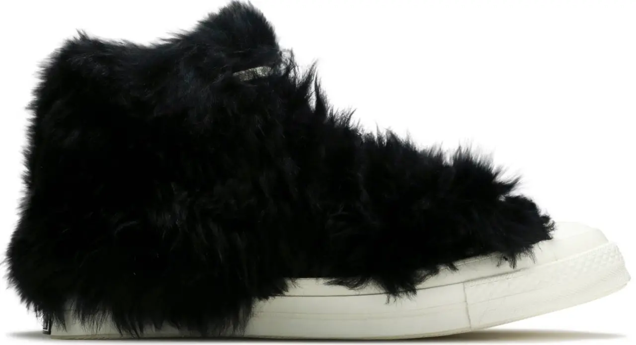Giày Converse AMBUSH x Chuck 70 High 'Fuzzy Black Egret' 170586C