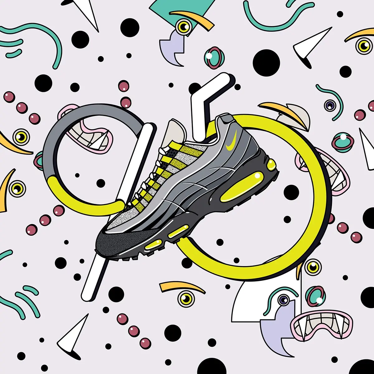 Nike Air Max 95 cùng lịch sự phía sau một thiết kế huyền thoại Hinh anh 4: Nike Air Max 95 cung lich su phia sau mot thiet ke huyen thoai