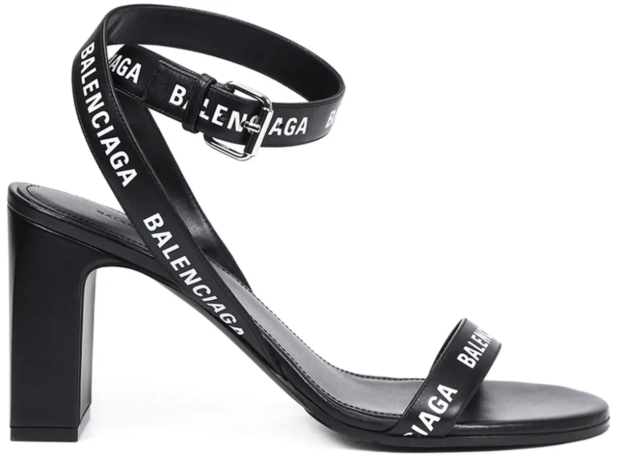 Giày Balenciaga Sandal With Logoed Straps 630041 WBAE1 1090